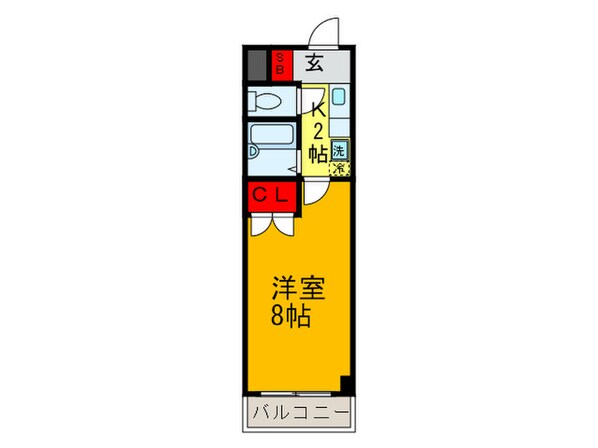 ユニティーハウスの物件間取画像